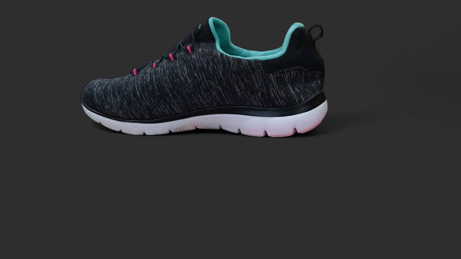 Skechers Black &amp; Pink Size 7.5