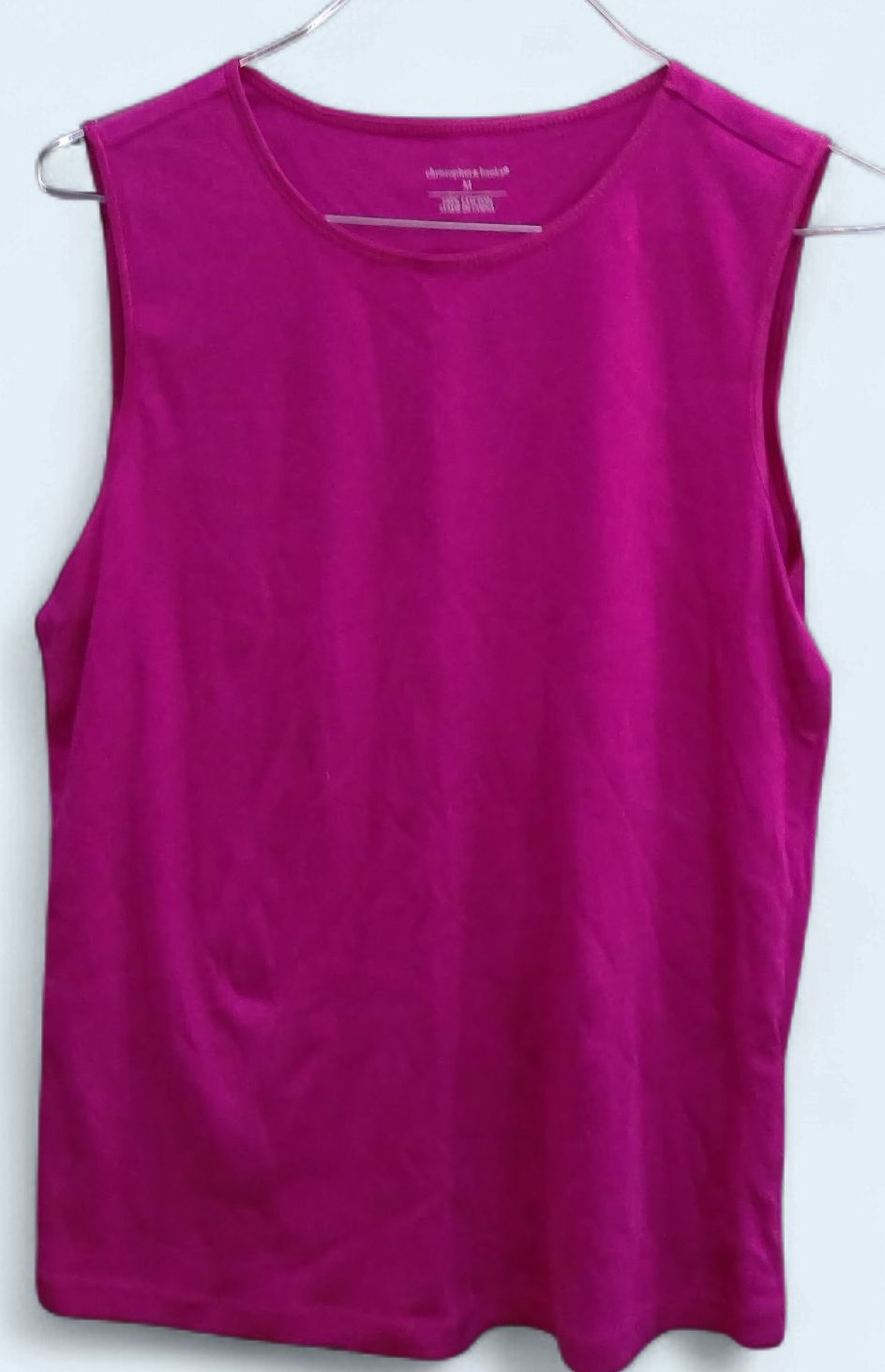 Christopher & Banks Bright Pink Tank Top Size m Christopher & Banks Bright Pink Tank Top Size m