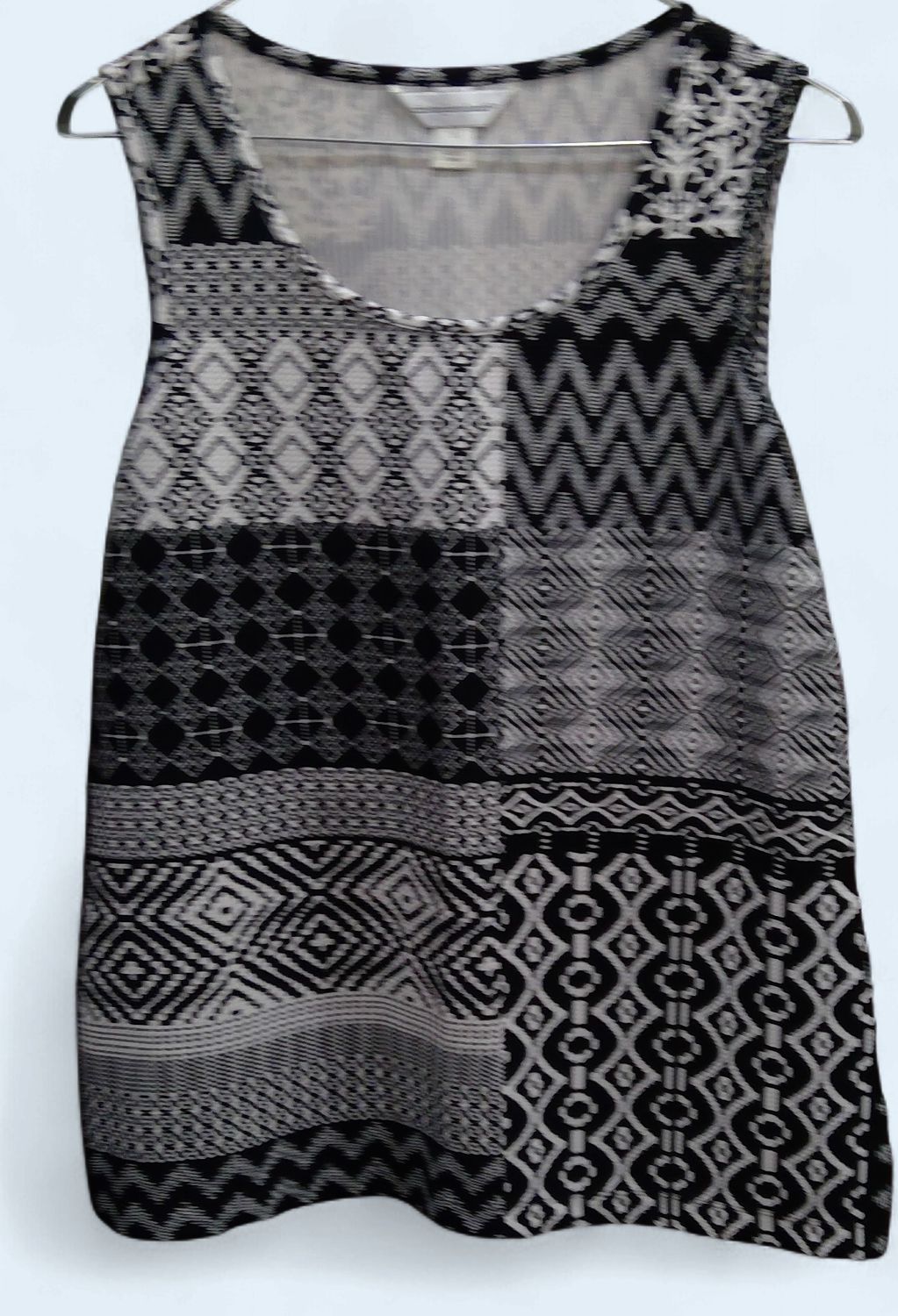 Christopher &amp; Banks Black And White Tank Top S