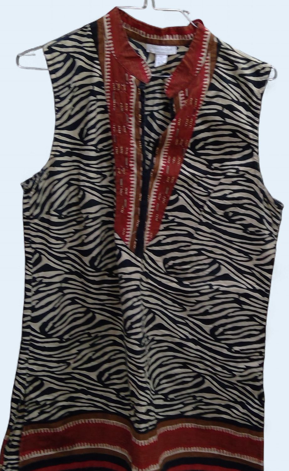 Charter Club Zebra Print Top Size 14p Charter Club Zebra Print Top Size 14p