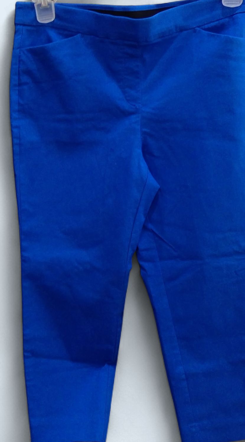 Liz Claiborne Ladies Blue Capris Size 10p Liz Claiborne Ladies Blue Capris Size 10p