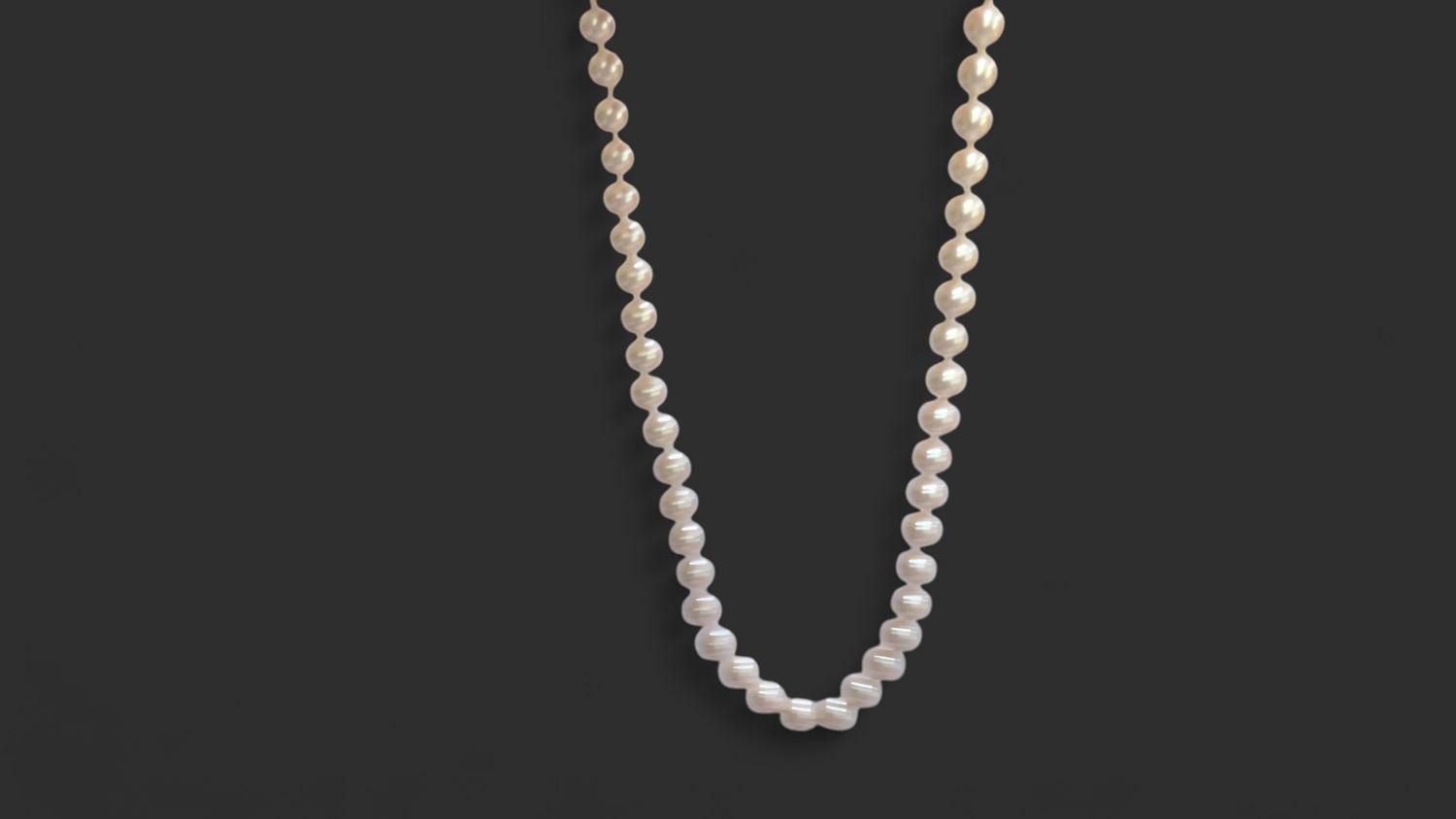 Pearl Necklace - Ivory Freshwater Pearl Necklace, White Pearl Necklac Pearl Necklace - Ivory Freshwater Pearl Necklace, White Pearl Necklac