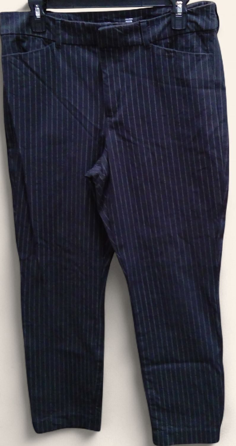 Old Navy Black Pin Stripe Pants  Size 12