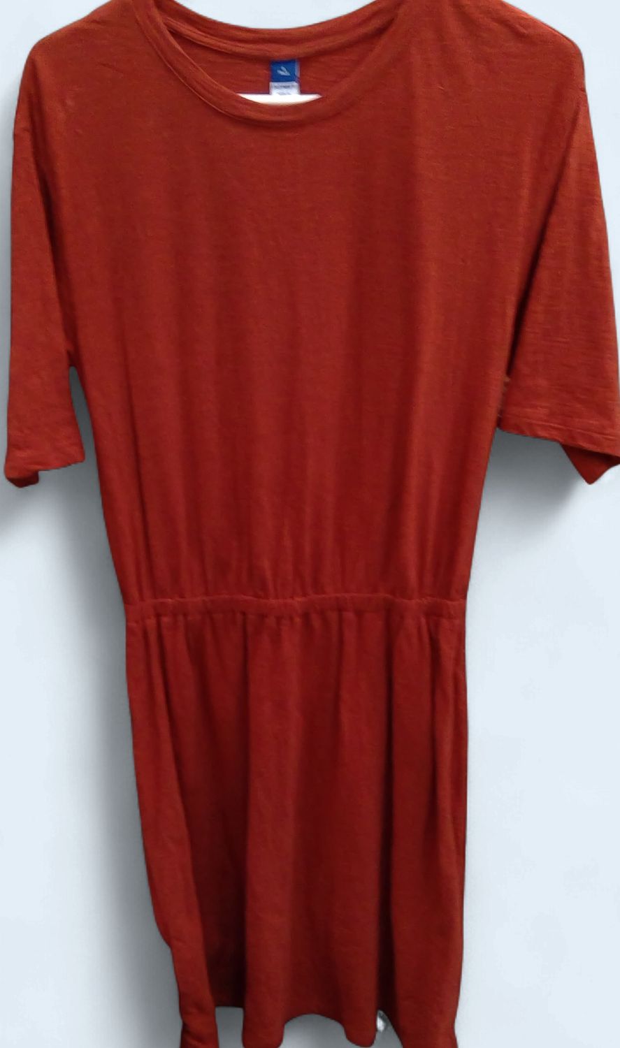 Old Navy Rust Orange Color Cinch Waist T Shirt Dress Size s Old Navy Rust Orange Color Cinch Waist T Shirt Dress Size s