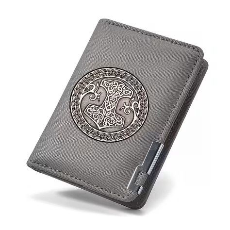 Nordic Celtic Hammer Symbol Retro Wallet