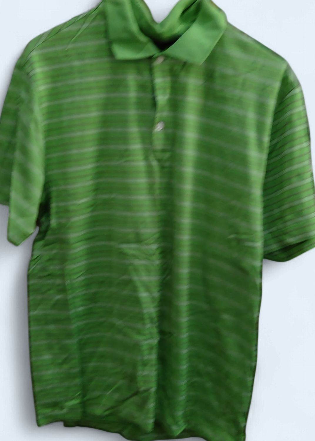 Tiger Woods Striped Nike Golf Polo Size S