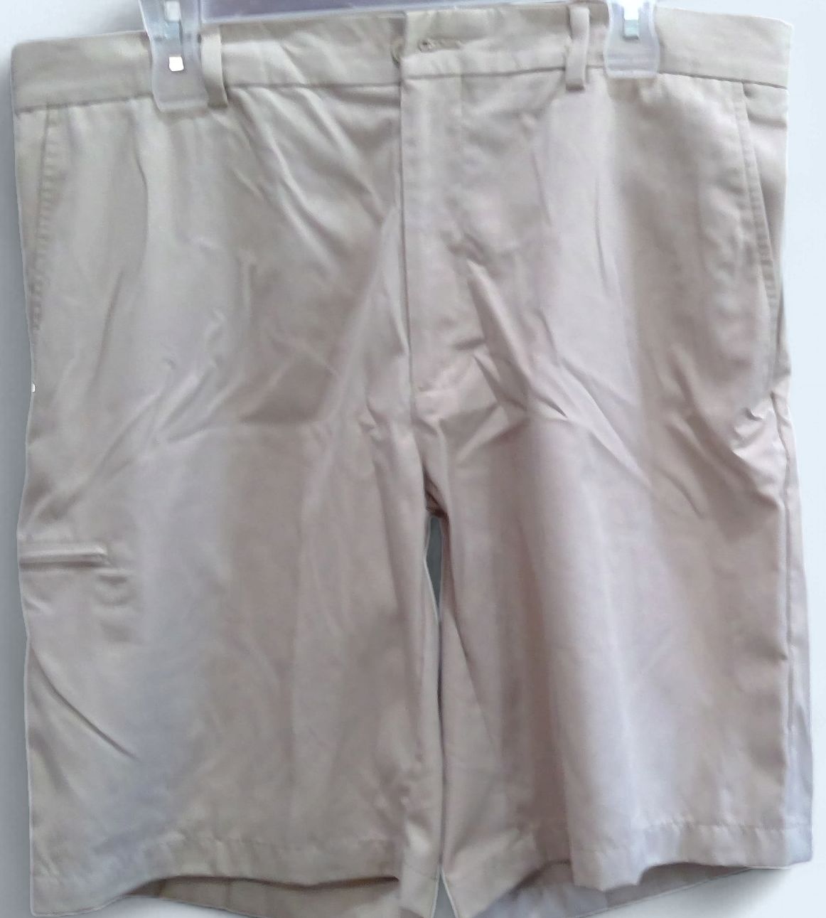Khaki Mens Shorts  Side  Size 34