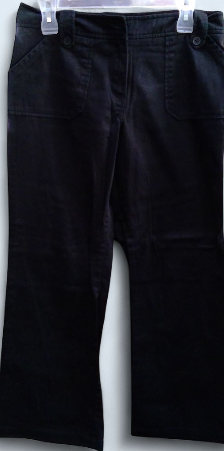New York & Company Black Cargo Pants size 10 p New York & Company Black Cargo Pants size 10 p