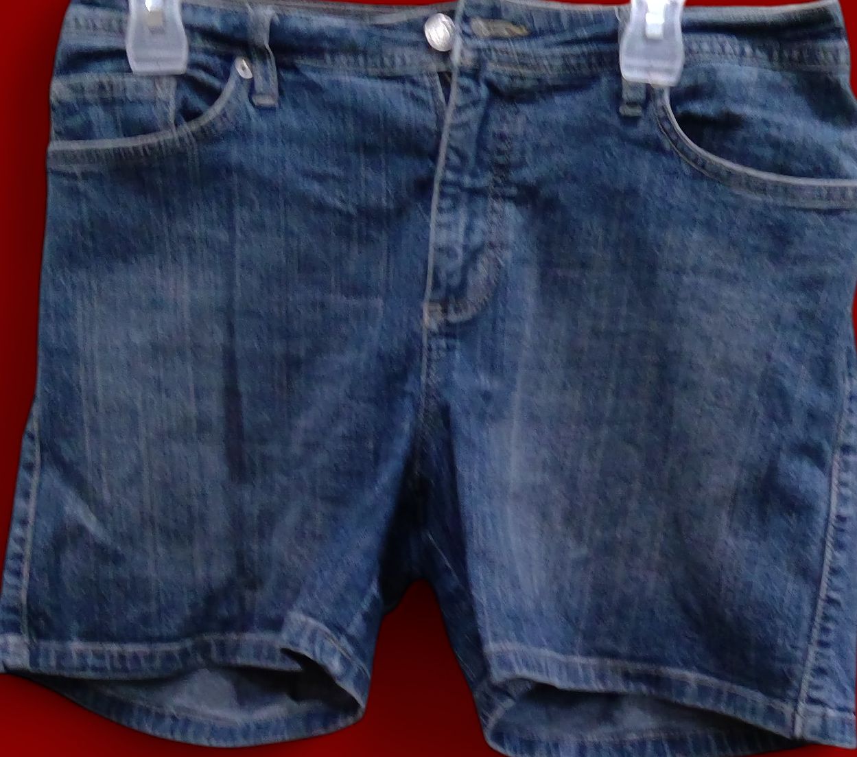 Lee Denim Jeans Shorts Womens Size 10 p