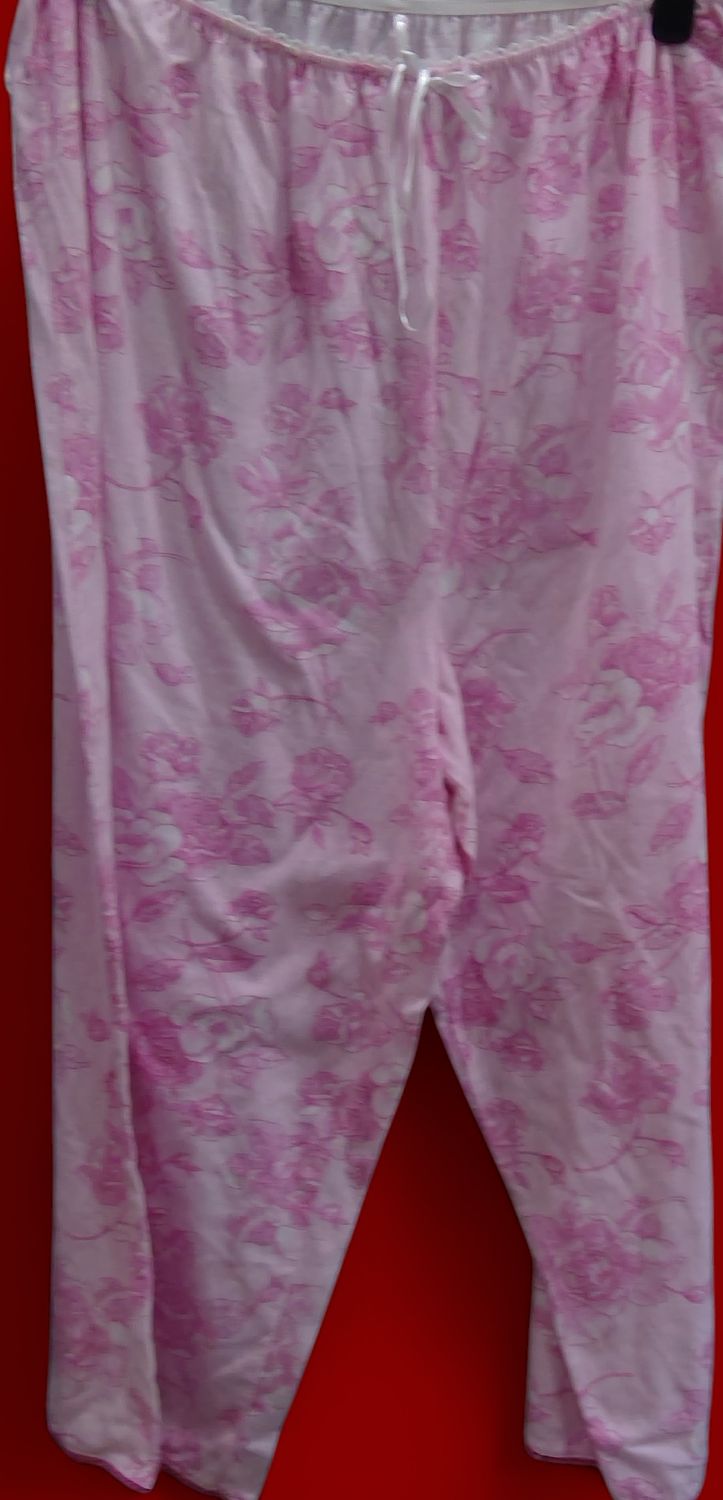 Pink Floral Loune Pants Size l Pink Floral Loune Pants Size l