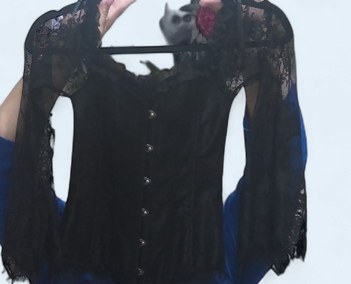 Sweetheart Neckline Corset Black Size Small Sweetheart Neckline Corset Black Size Small