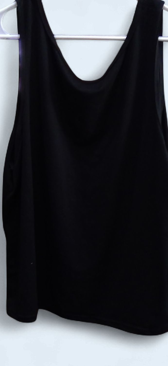 Black Sleeveless Tank Top Size 4xl Black Sleeveless Tank Top Size 4xl