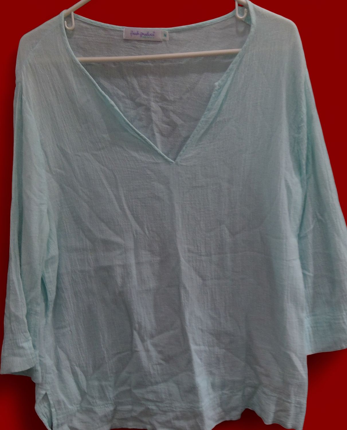 Fresh Produce Lineb Blouse Mint Green Size m Fresh Produce Lineb Blouse Mint Green Size m