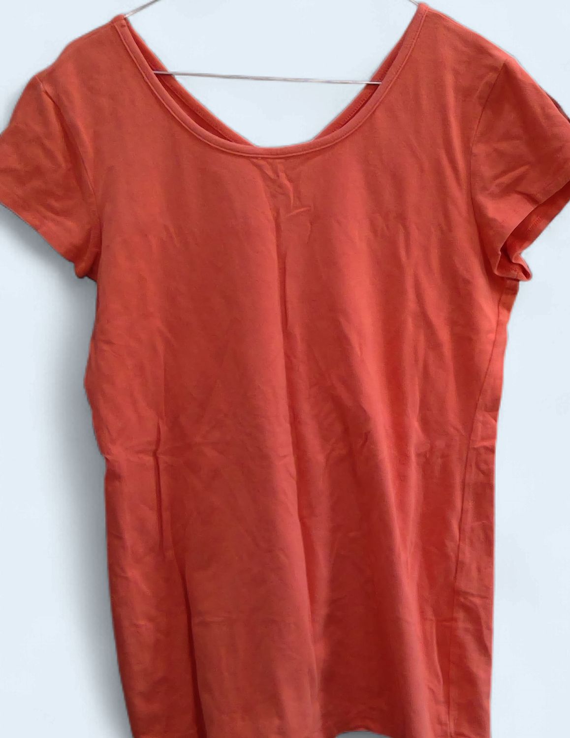 Coral Athleta Stratus T Shirt Size l Coral Athleta Stratus T Shirt Size l