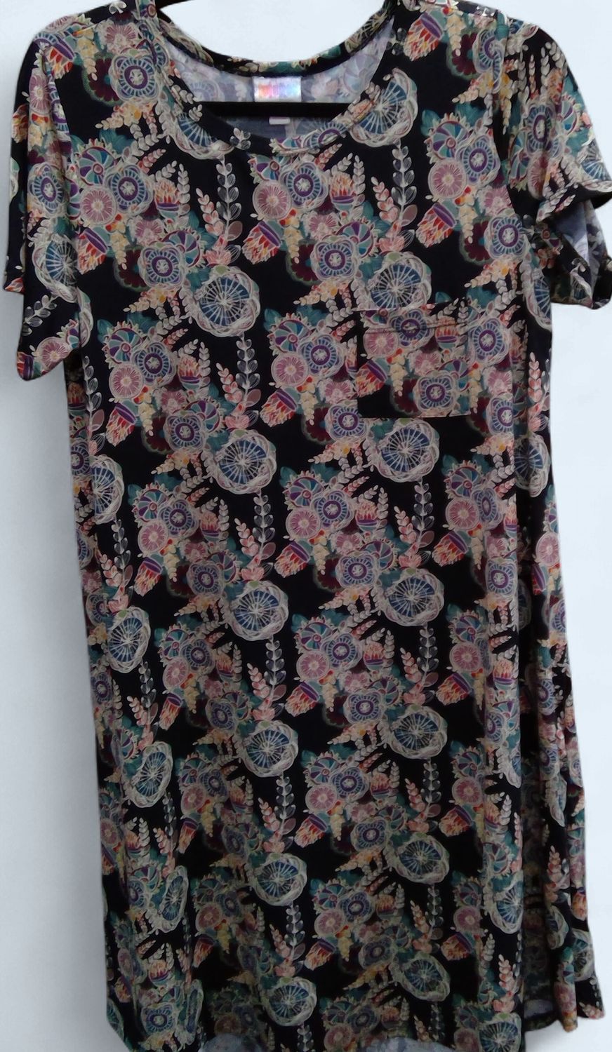 LuLaRoe Carly Dress BotanicalMandala Design Size s