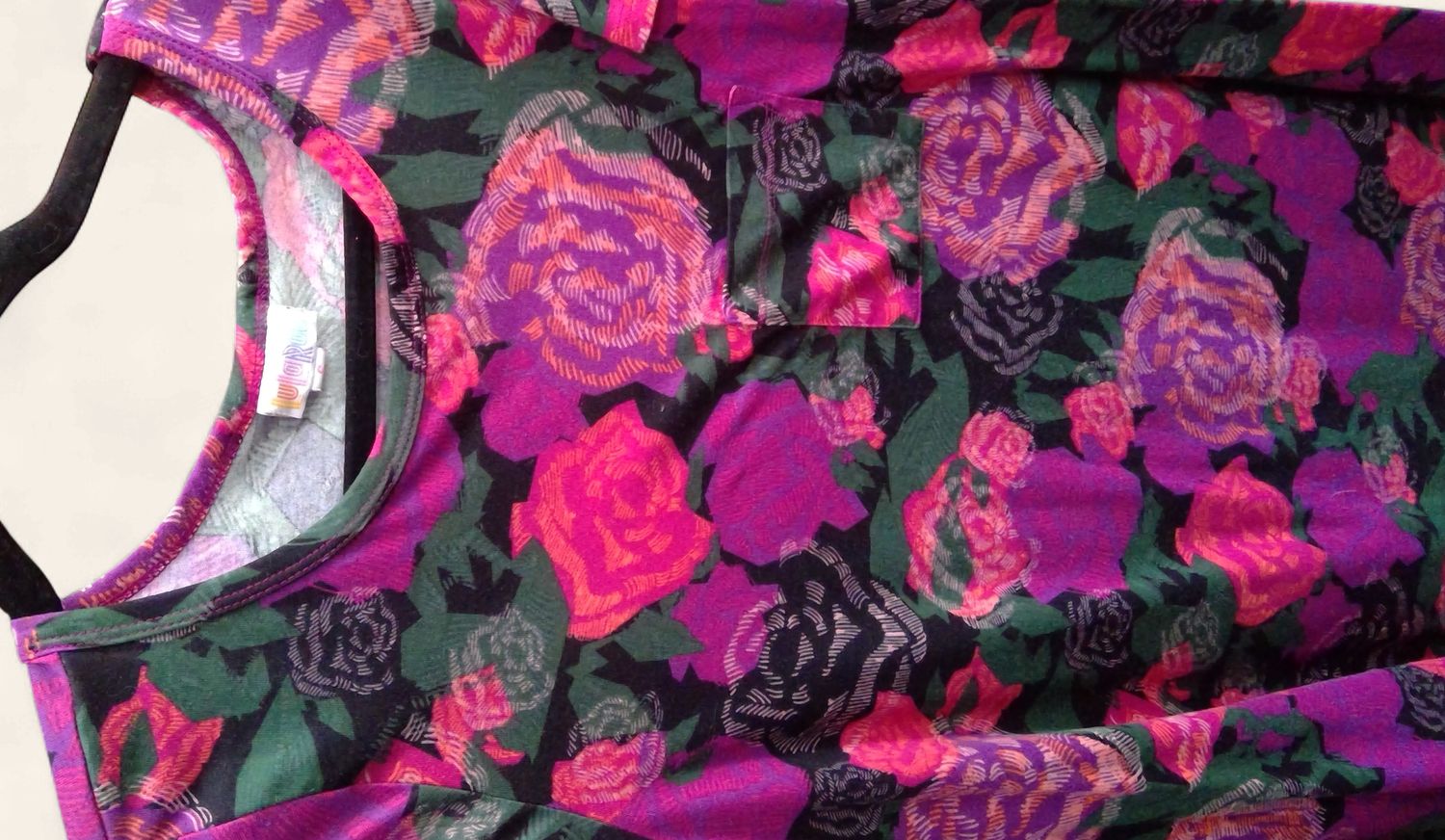 LuLaRoe Carly Dress with Floral in multicolor Size S LuLaRoe Carly Dress with Floral in multicolor Size S
