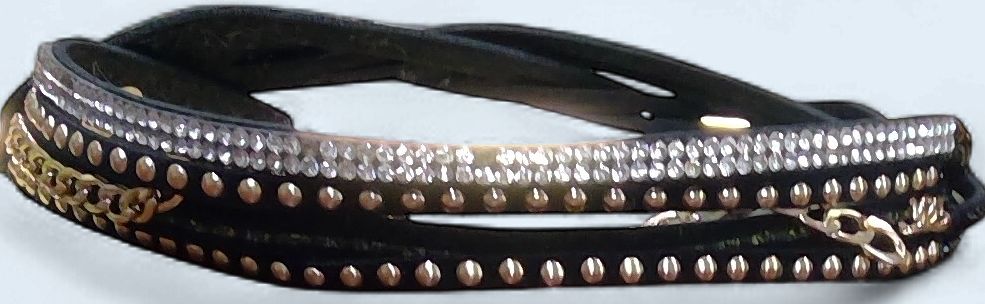 Paparazzi Black Necklace With Rhinestones Paparazzi Black Necklace With Rhinestones