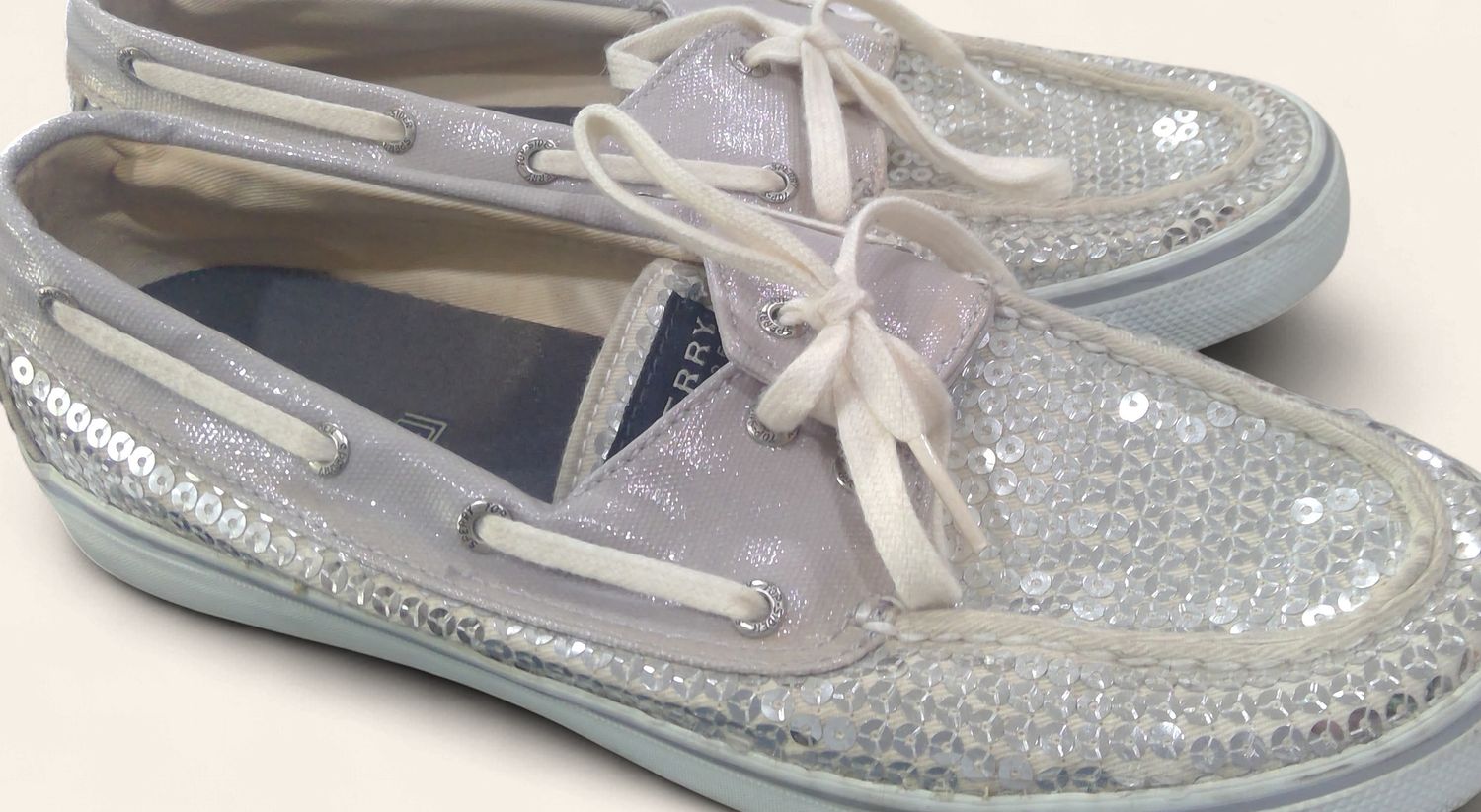 Sperry Top Sider Sequin Glitter Shoes Size 9 Sperry Top Sider Sequin Glitter Shoes Size 9