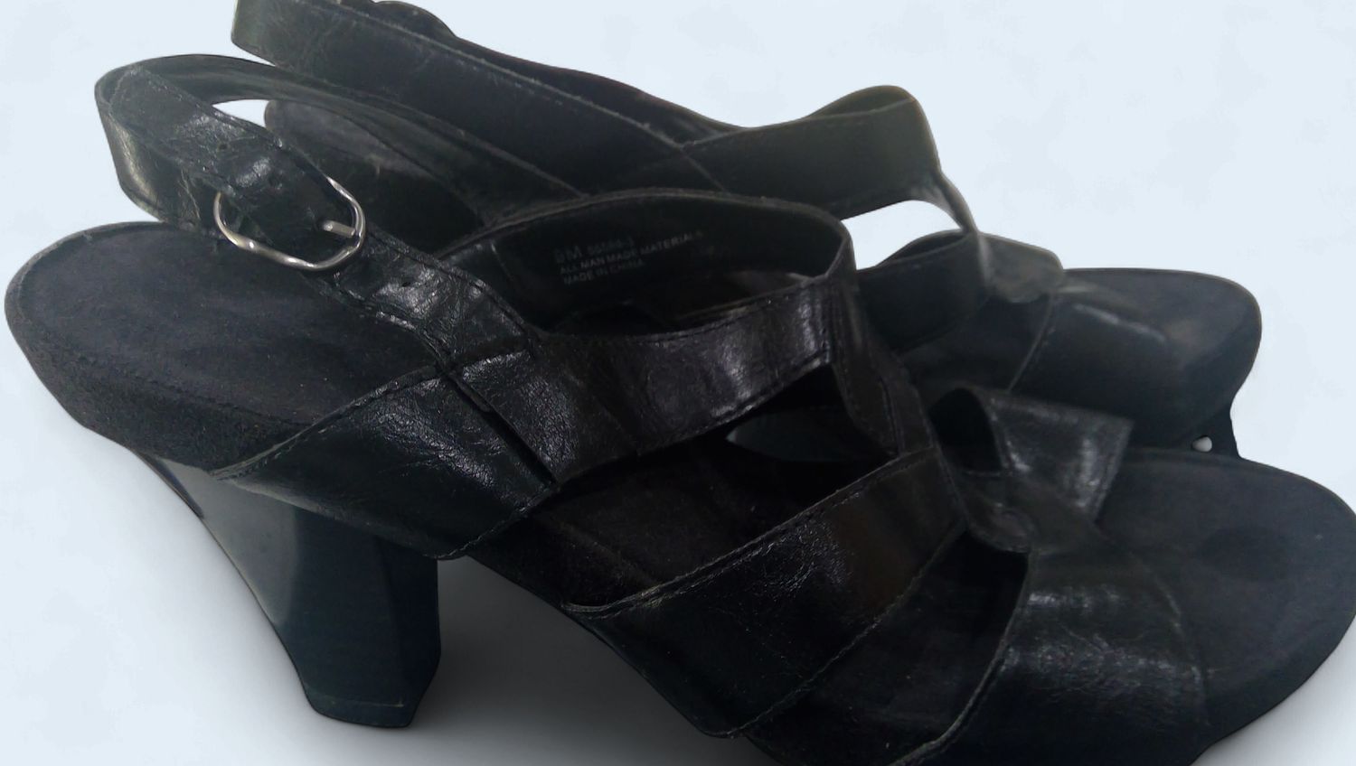 Aerosoles Black Sandals Wedge Heel Size 9 Aerosoles Black Sandals Wedge Heel Size 9