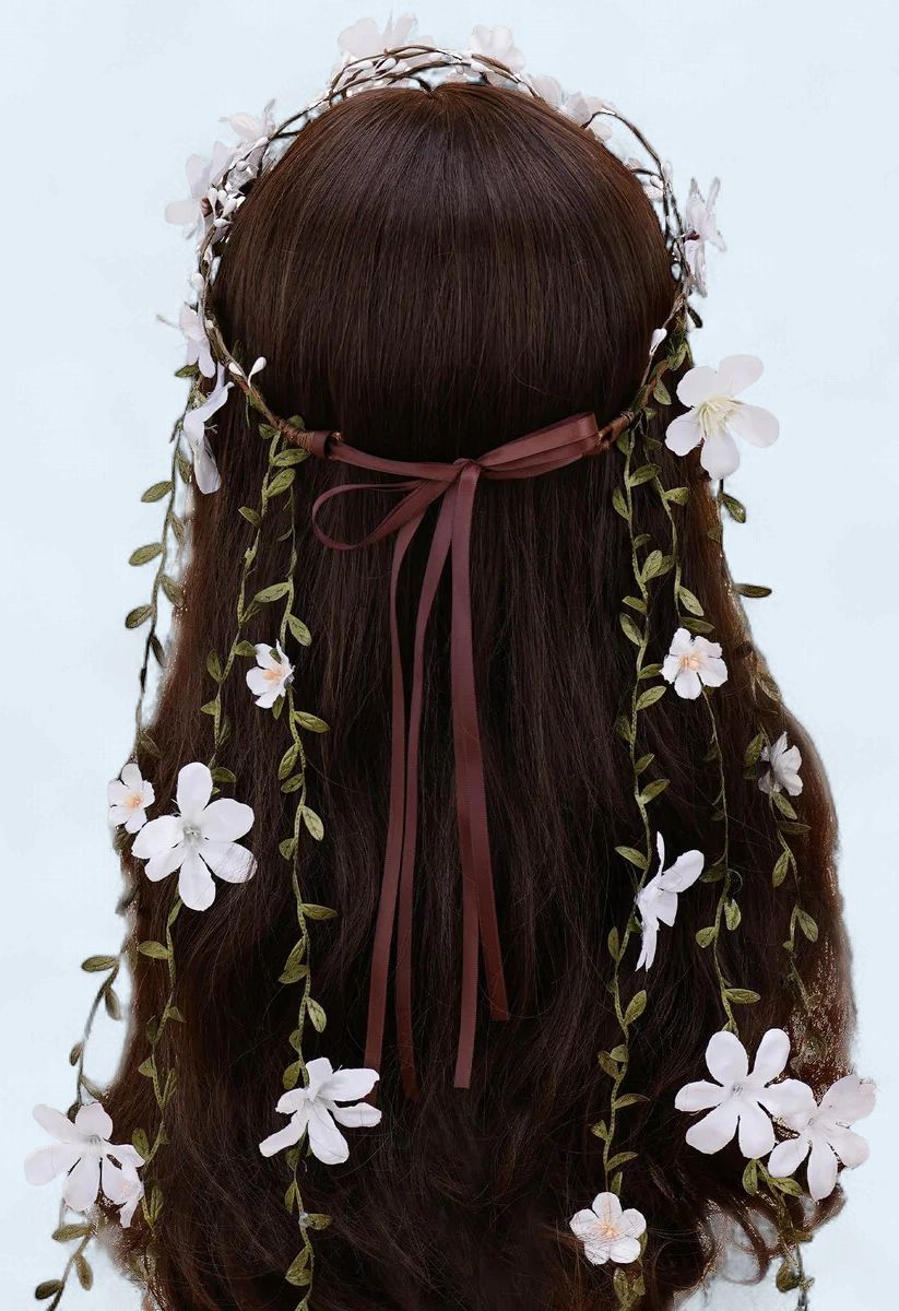 PartyforU Flower Crown Headband PartyforU Flower Crown Headband