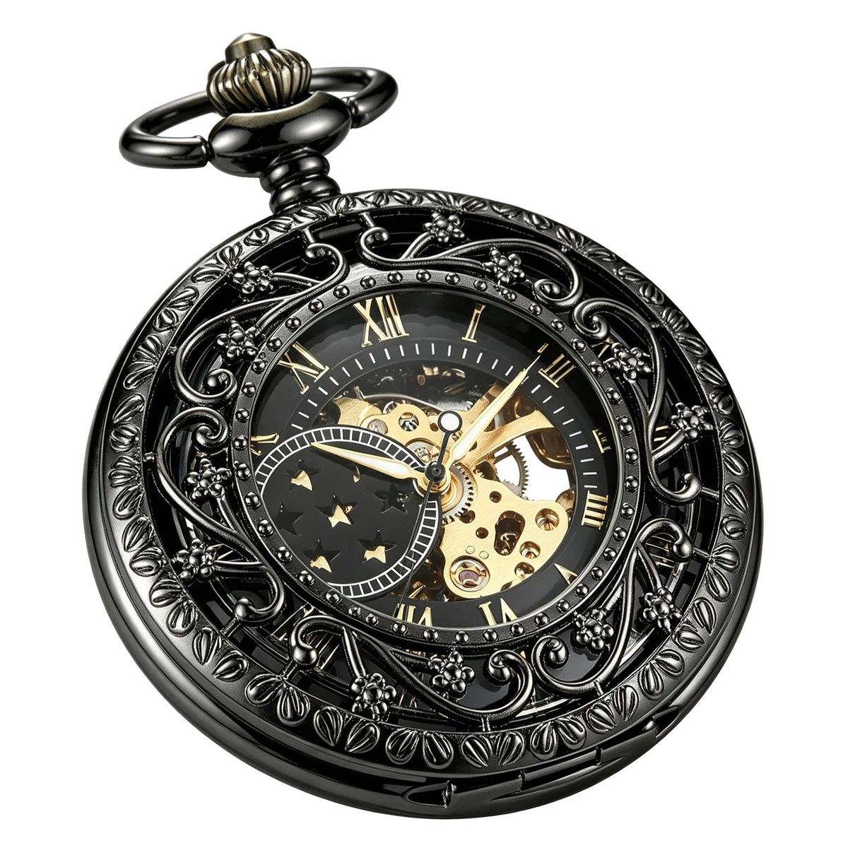 Whodoit Skeleton Mechanical Pocket Watch Whodoit Skeleton Mechanical Pocket Watch