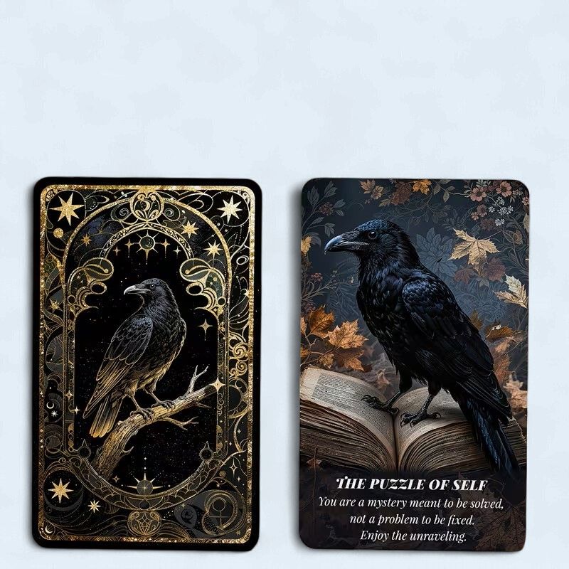 Crow Oracle Cards Deck