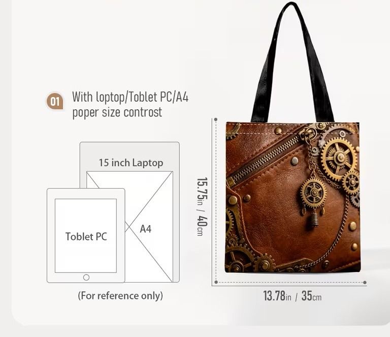 Steampunk Retro Gear Faux Leather Steampunk Retro Gear Faux Leather