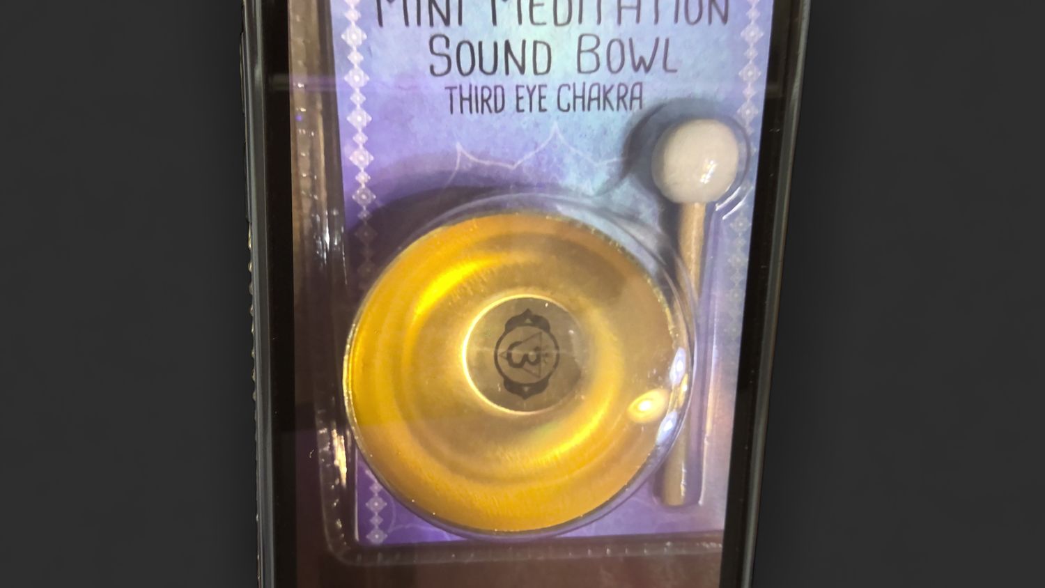 Mini Meditation Sound Bowl Third Eye Chakra Mini Meditation Sound Bowl Third Eye Chakra