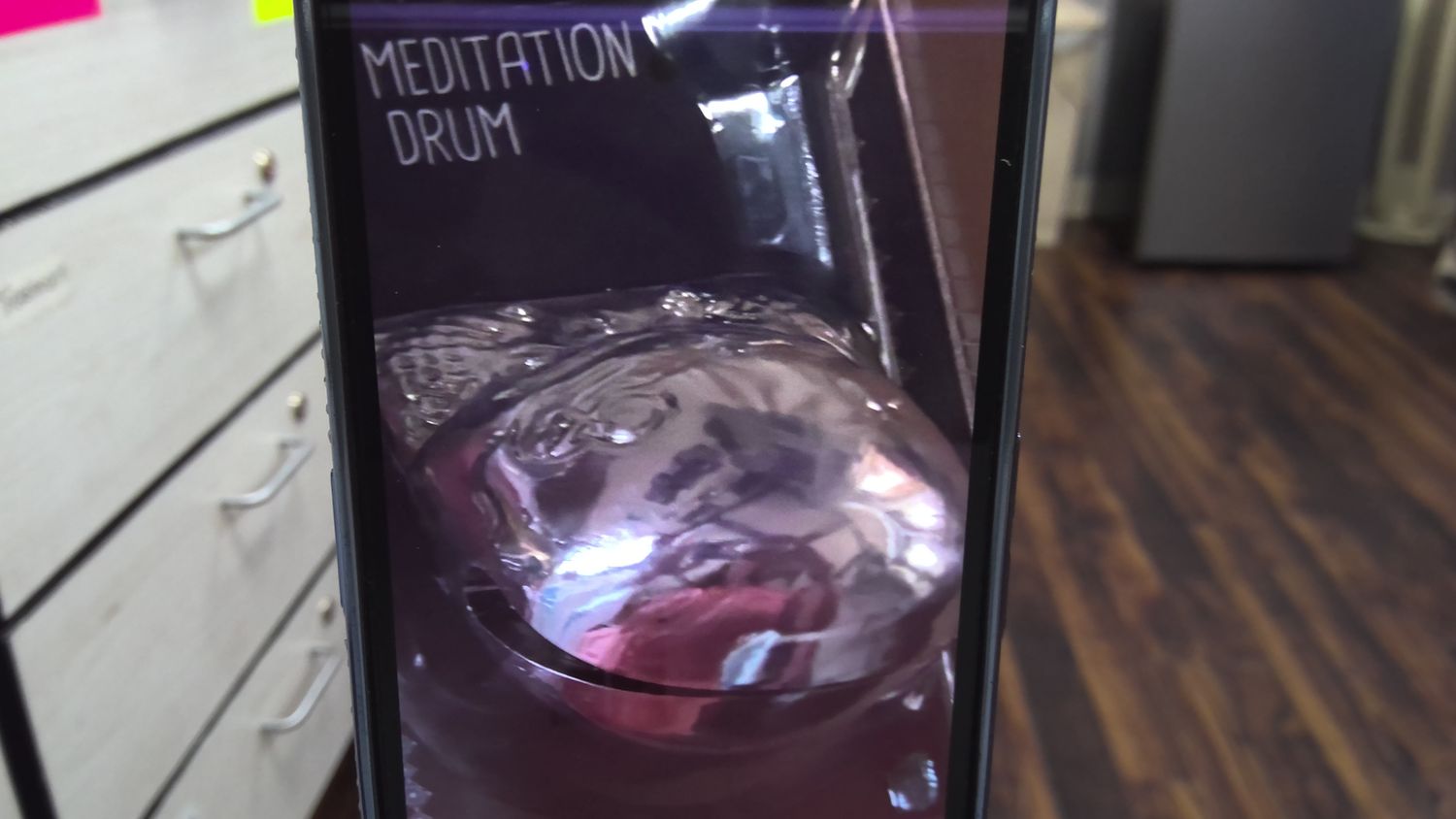 Mini Meditation Drum Mini Meditation Drum, Colour: Silver