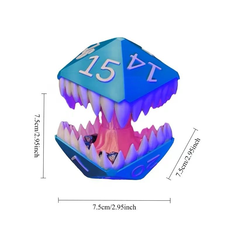 8pcs D20 Mimic Monster Dice Tower Set, 8pcs D20 Mimic Monster Dice Tower Set,