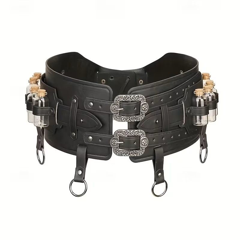 Medieval Retro Style Ball Additions Suitable for Renaissance Fairs Or Halloween Parties. Medieval Retro Faux Leather Belts, Viking Warrior Celtic Style Waist Belts Medieval Retro Style Ball Additions Suitable for Renaissance Fairs Or Halloween Parties. Medieval Retro Faux Leather Belts, Viking Warrior Celtic Style Waist Belts