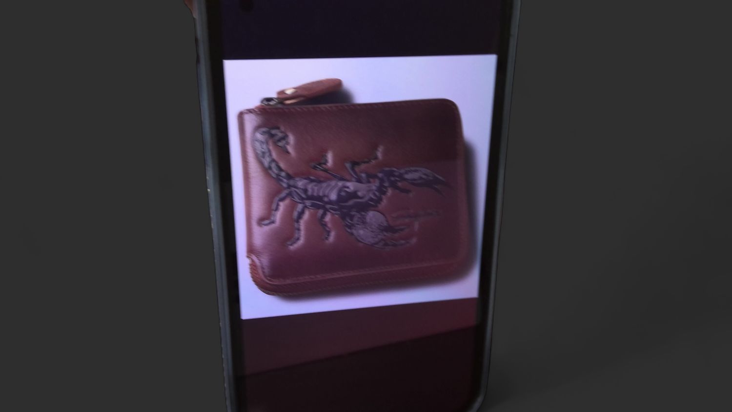 Skneephate Leather Bifold Wallet Brown