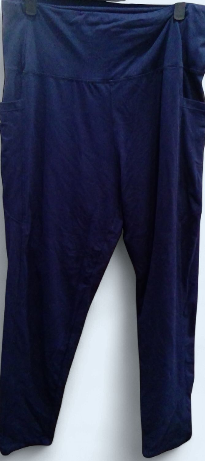 Navy Blue Pocket Leggings High Waisted Size 2xl Navy Blue Pocket Leggings High Waisted Size 2xl