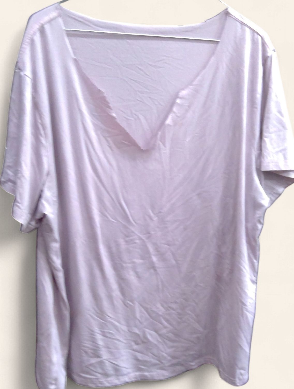 Pale Lavender Shirt Size 4xl