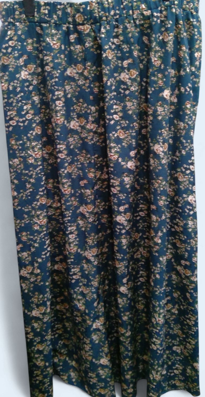 Shein Curve Green Floral Long Skirt Size 2xl Shein Curve Green Floral Long Skirt Size 2xl