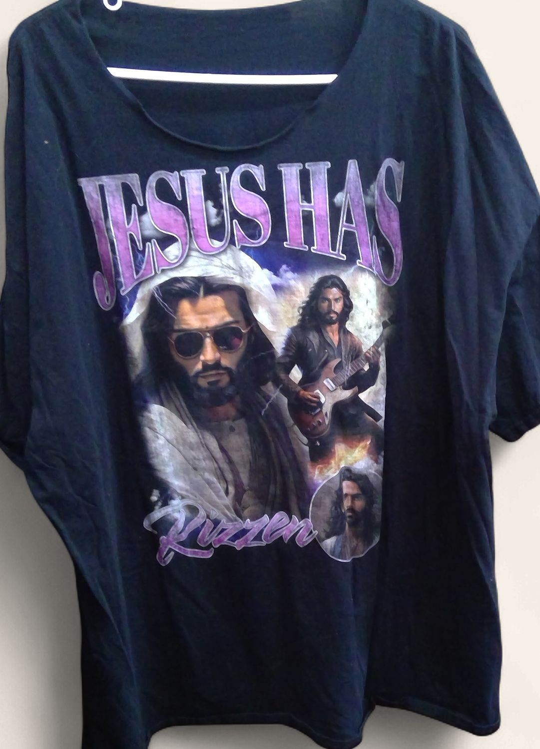 Black Vintage Shirt Jesus Has Rizzen Size 3xl Black Vintage Shirt Jesus Has Rizzen Size 3xl