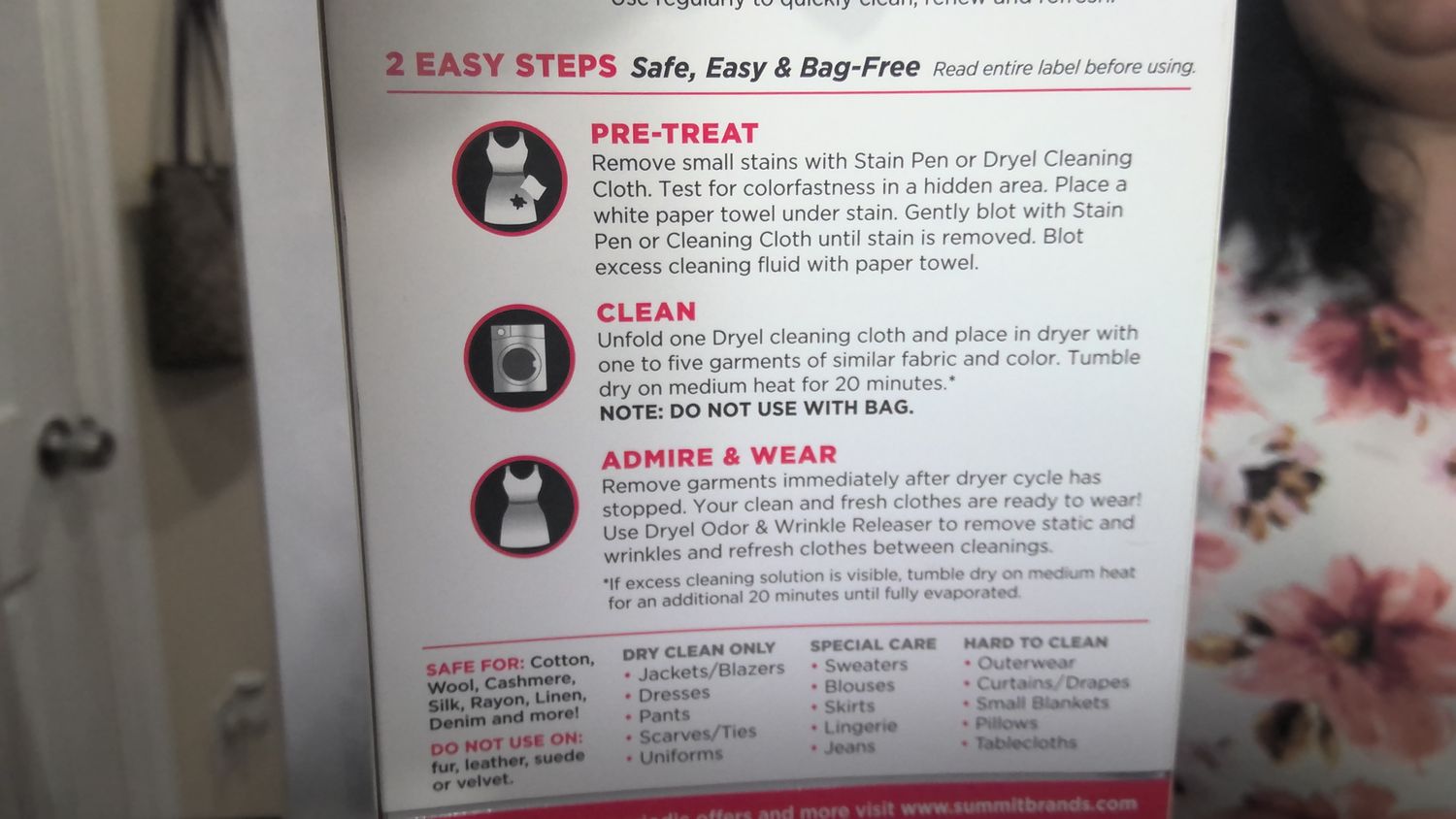 Dryel Home Dry Cleaning Kit Dryel Home Dry Cleaning Kit