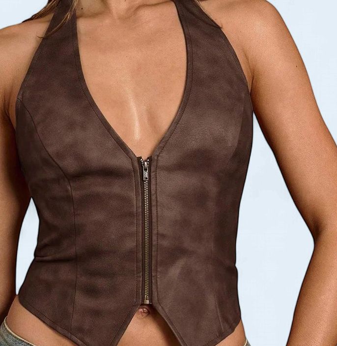 Sweaty Rocks Women's Halter Neck Vest Size XL Sweaty Rocks Women's Halter Neck Vest Size XL