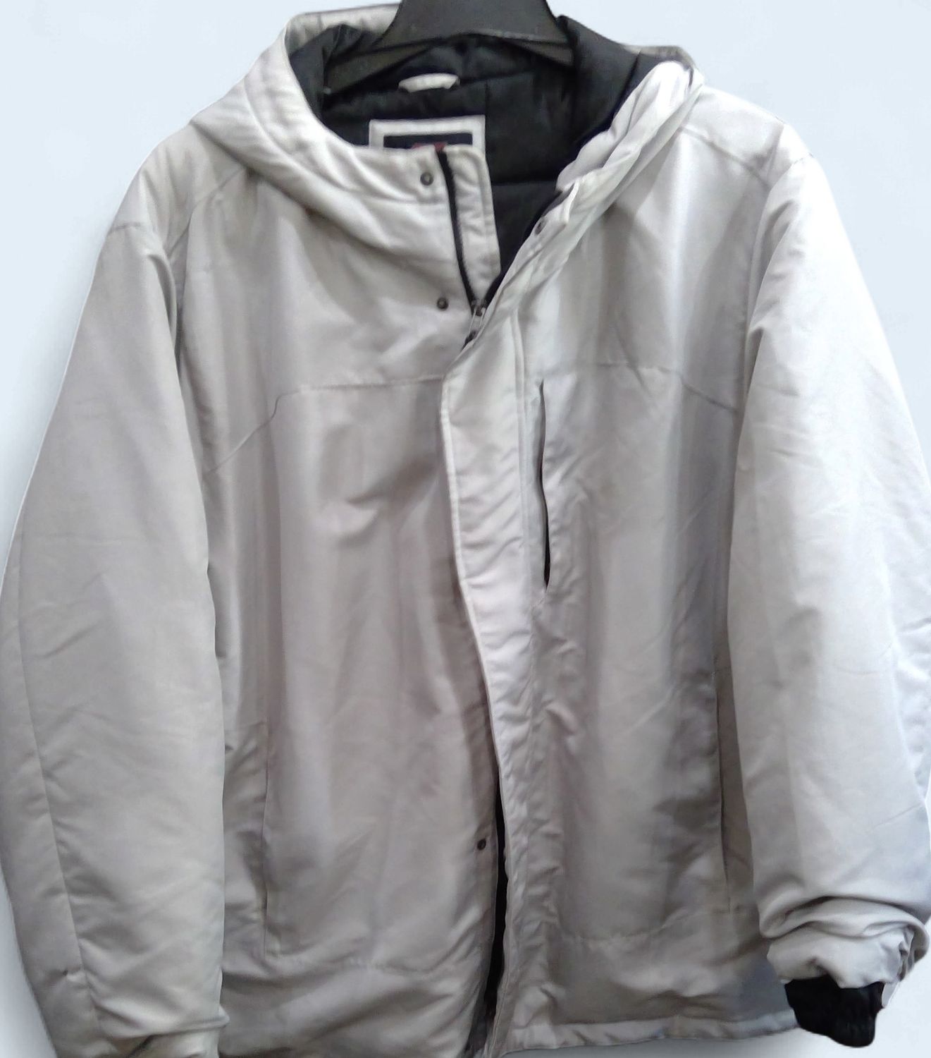 Swiss Tech Light Gray Black Lining Zip Up Winter Jacket Size 3xl Swiss Tech Light Gray Black Lining Zip Up Winter Jacket Size 3xl