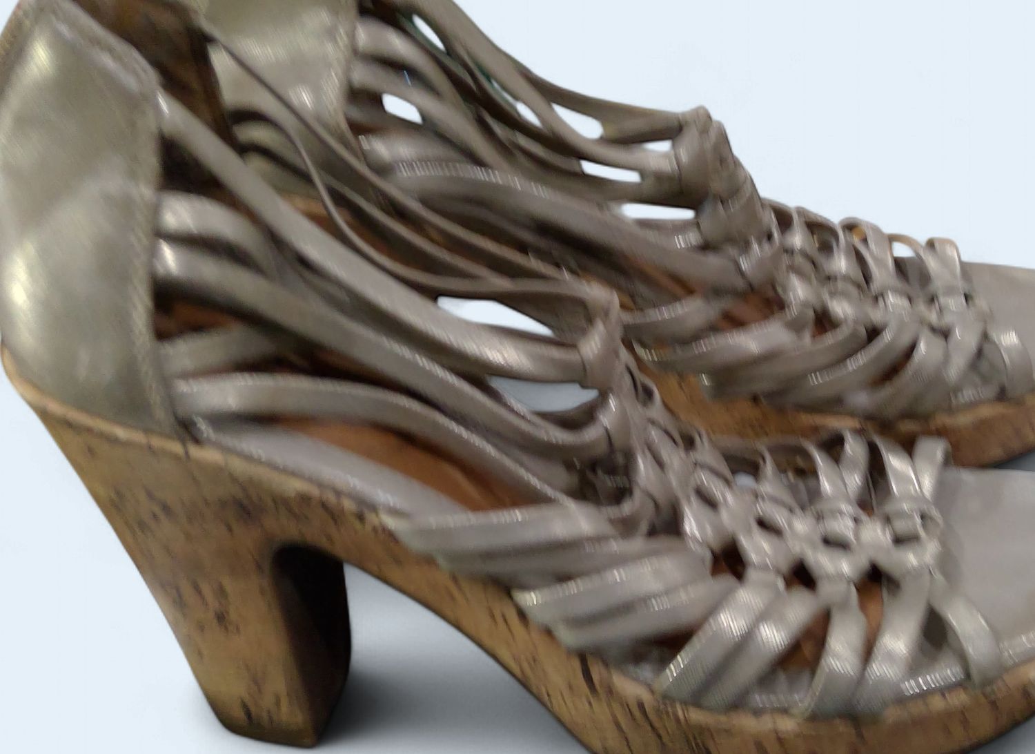 Ladies Cloud Walker Beige Sandals Size 10 w