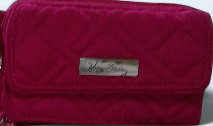 Vera Bradley Magenta Writing Inside