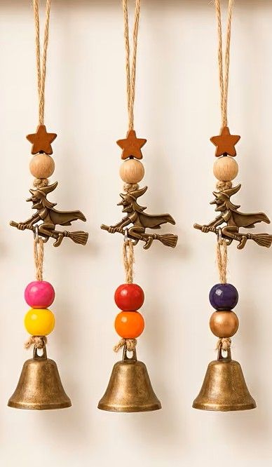Witches Bell With witches on them Witches Bell With witches on them