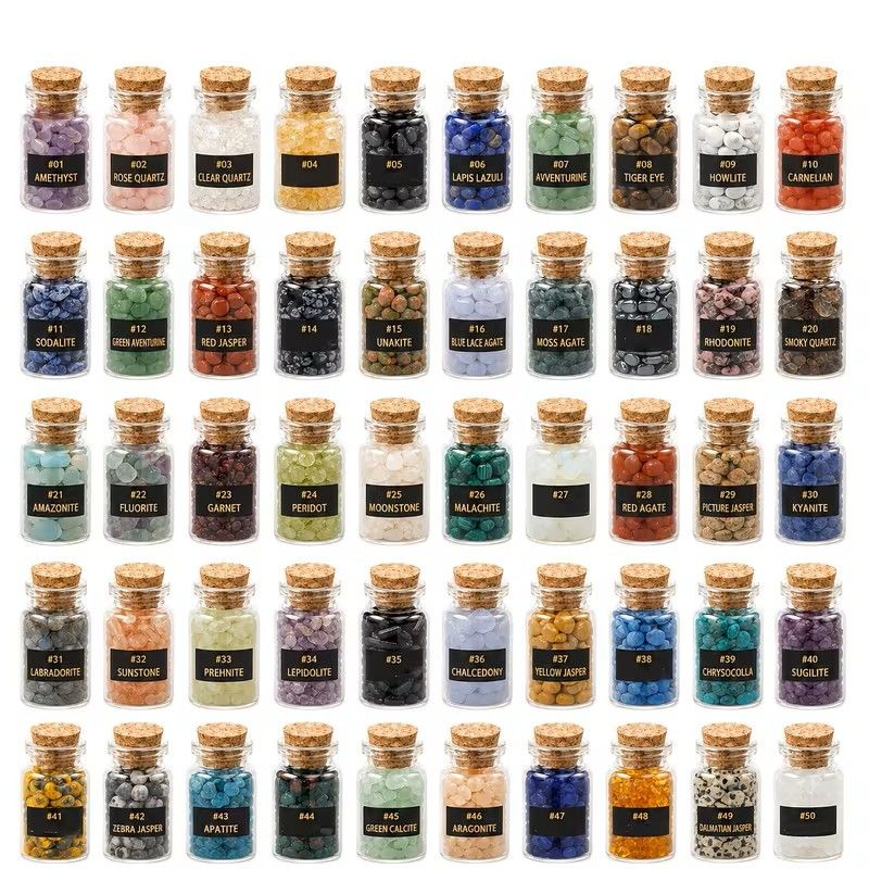 50 PCS Natural Gemstone Kit 50 PCS Natural Gemstone Kit