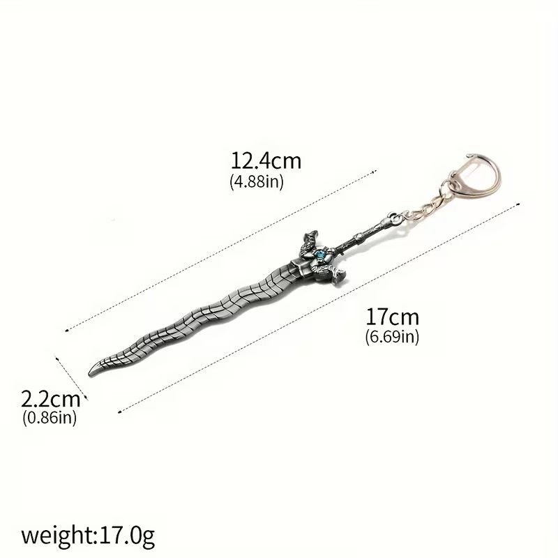 Destruction Sword Weapon Model Keychain Car Pendant