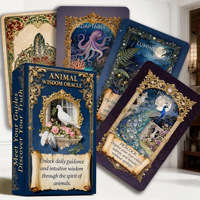 55-Card Animal Wisdom Oracle Deck