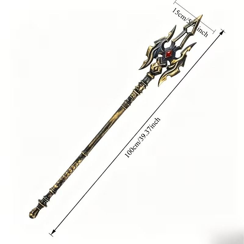 39.37inch Full Length vintage Bronze Carved Fantasy