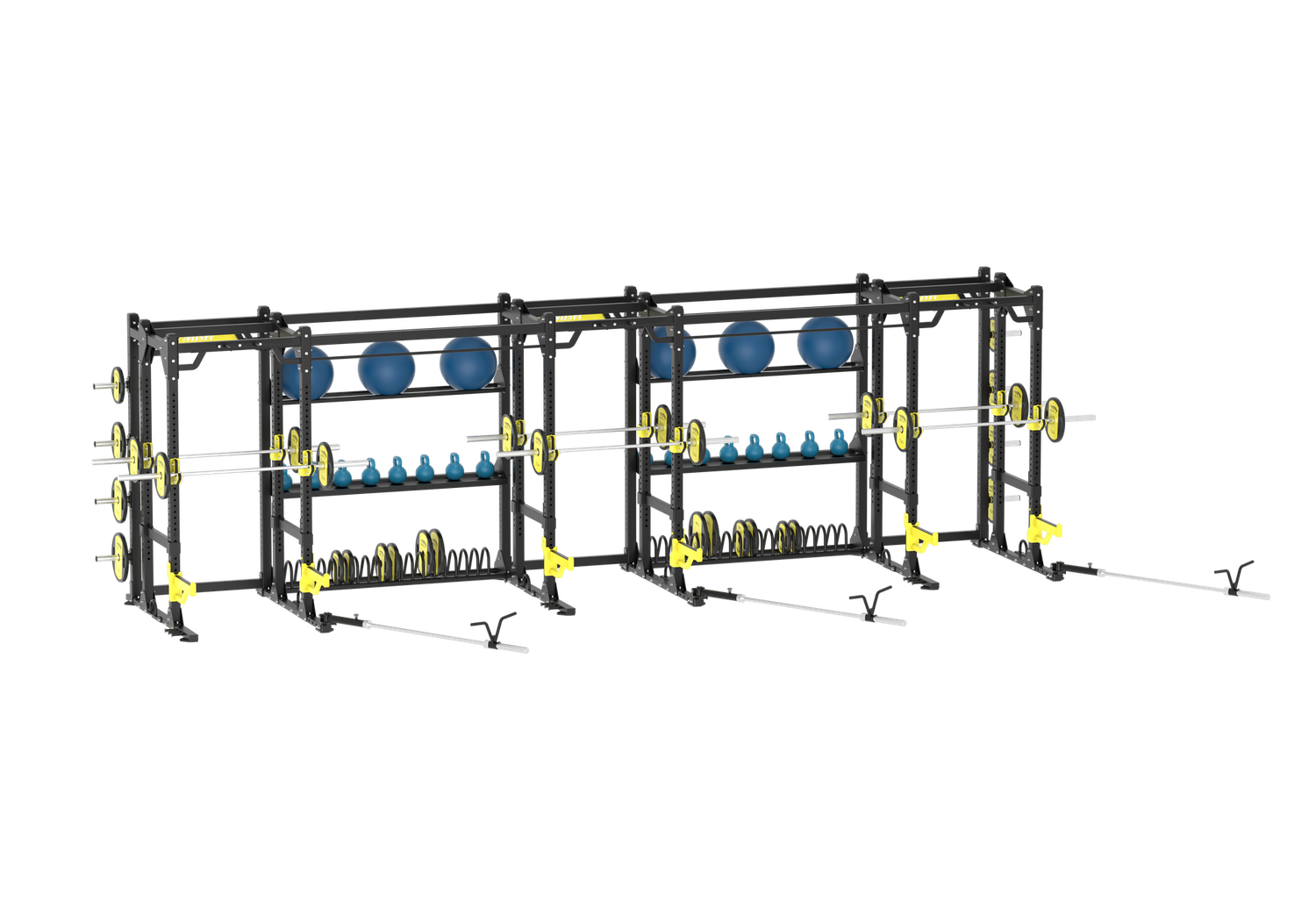 3 Station Squat with 2 Storage