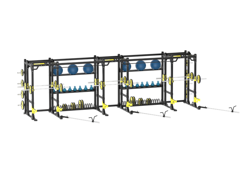 3 Station Squat with 2 Storage