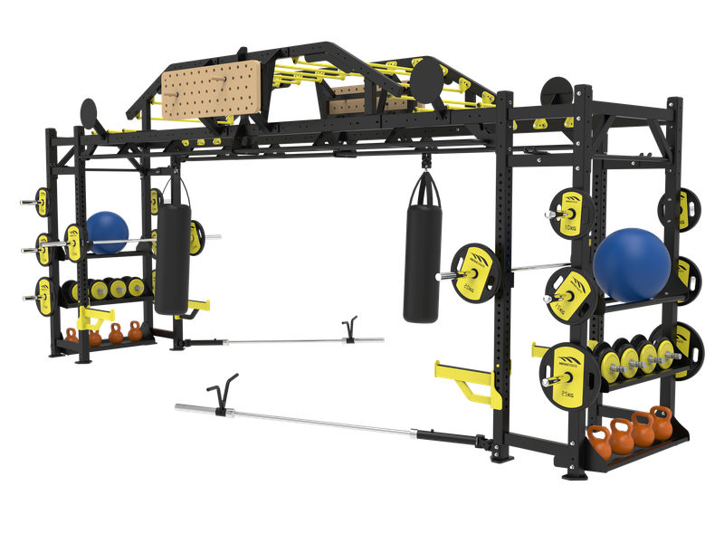Multi Functional 2 Squat Station with 2 Storage