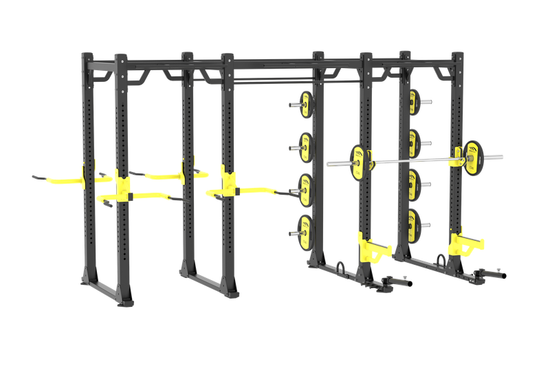 1 Station Squat with 1 Dip Station
